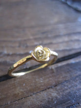 CollardManson 925 Silver Rose Ring- gold