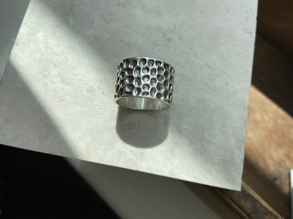 925 Silver Seabed ring