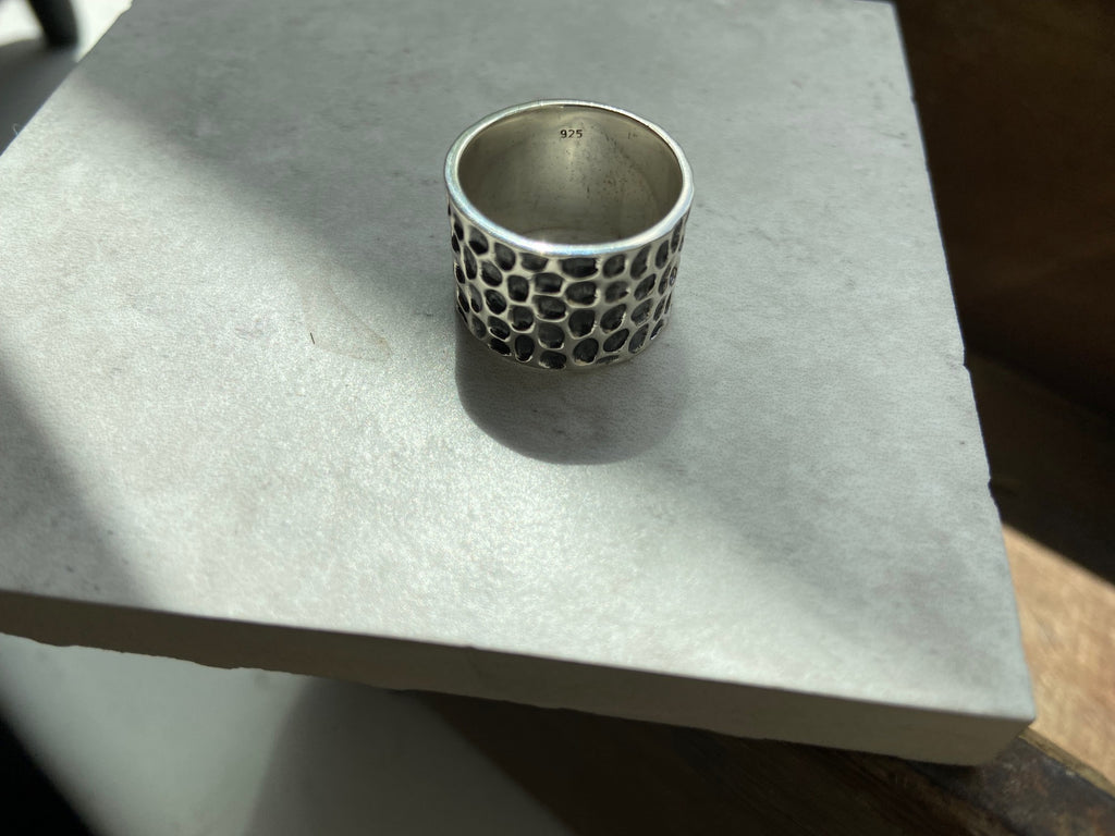 925 Silver Seabed ring