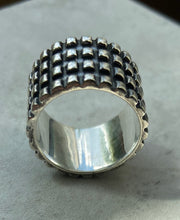 925 Silver Multi stud ring