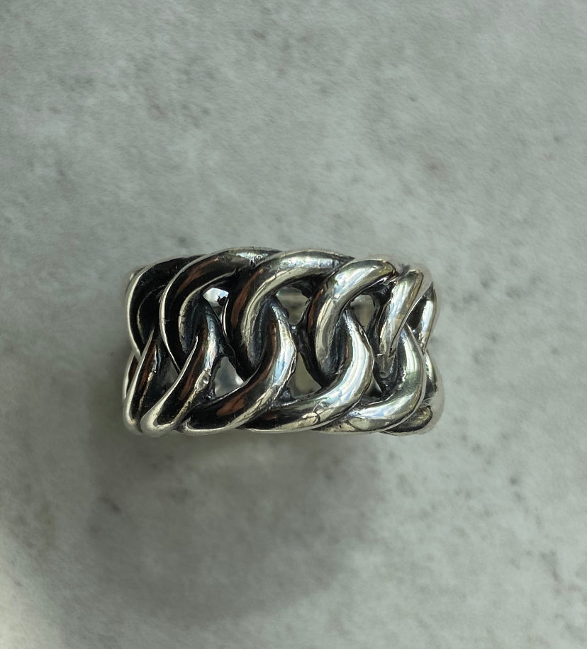 925 Silver Chain ring