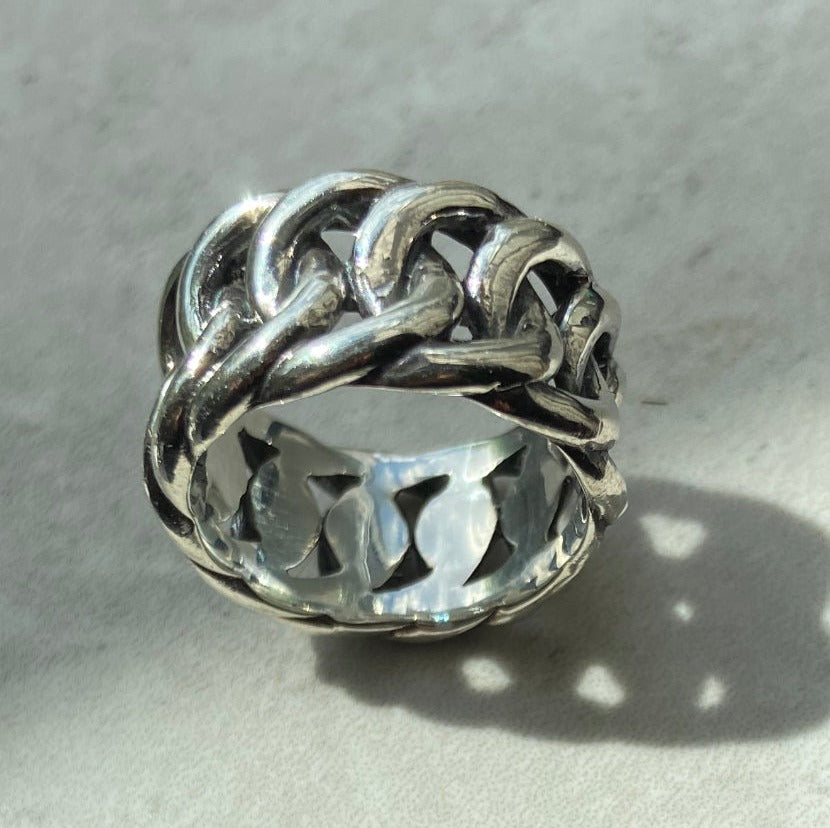 925 Silver Chain ring