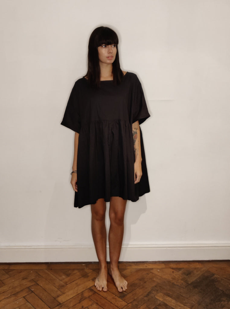 WDTS Amelia dress - Poplin Black