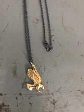 Gold plated 925 Silver Eagle Necklace