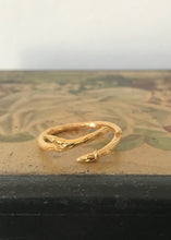 Gold plated 925 Silver Branch Ring