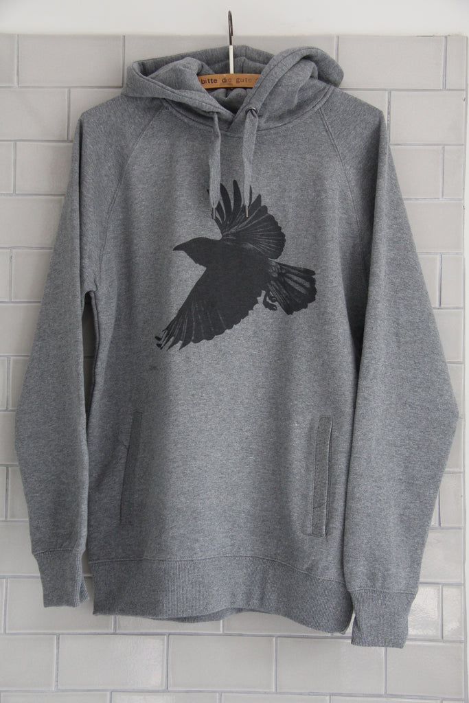 WDTS Crow Hoodie- LIGHT GREY