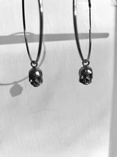 Skull Hoops - Oxidised