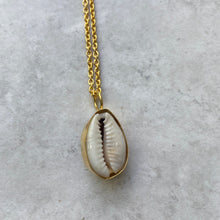 Cowrie shell necklace - 925 Silver Gold plated