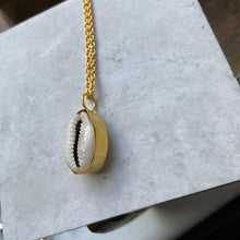 Cowrie shell necklace - 925 Silver Gold plated