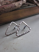 925 Silver Triangle Earrings
