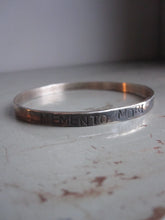 WDTS - Hand Hammered Bangle - MEMENTO MORI - Mixed Finish