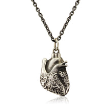 WDTS 925 Silver Anatomical Heart Necklace