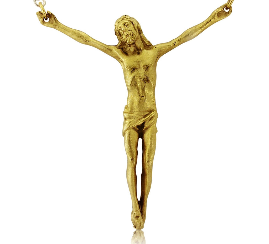 925 Gold Plated Savior Pendant