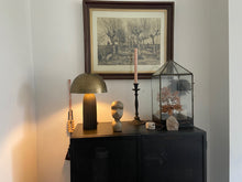 Vega lamp - Antique brass finish Iron and antique black finish aluminium