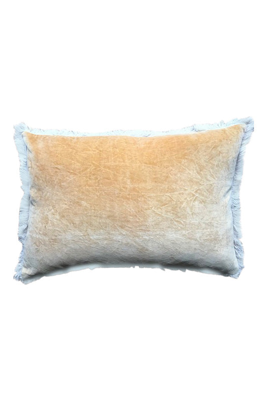 Stonewashed Velvet Cushion cover- Mustard 30x50