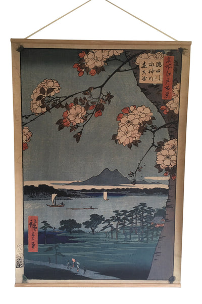 Canvas wall hanging - Japanese Picture Scene
