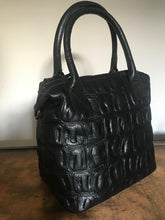 CollardManson Maya Bag- Black croc Leather