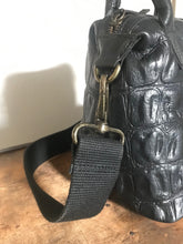 CollardManson Maya Bag- Black croc Leather