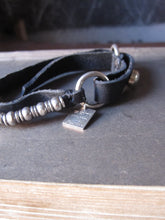 Goti bracelet in 925 Silver and leather BR206