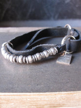 Goti bracelet in 925 Silver and leather BR206