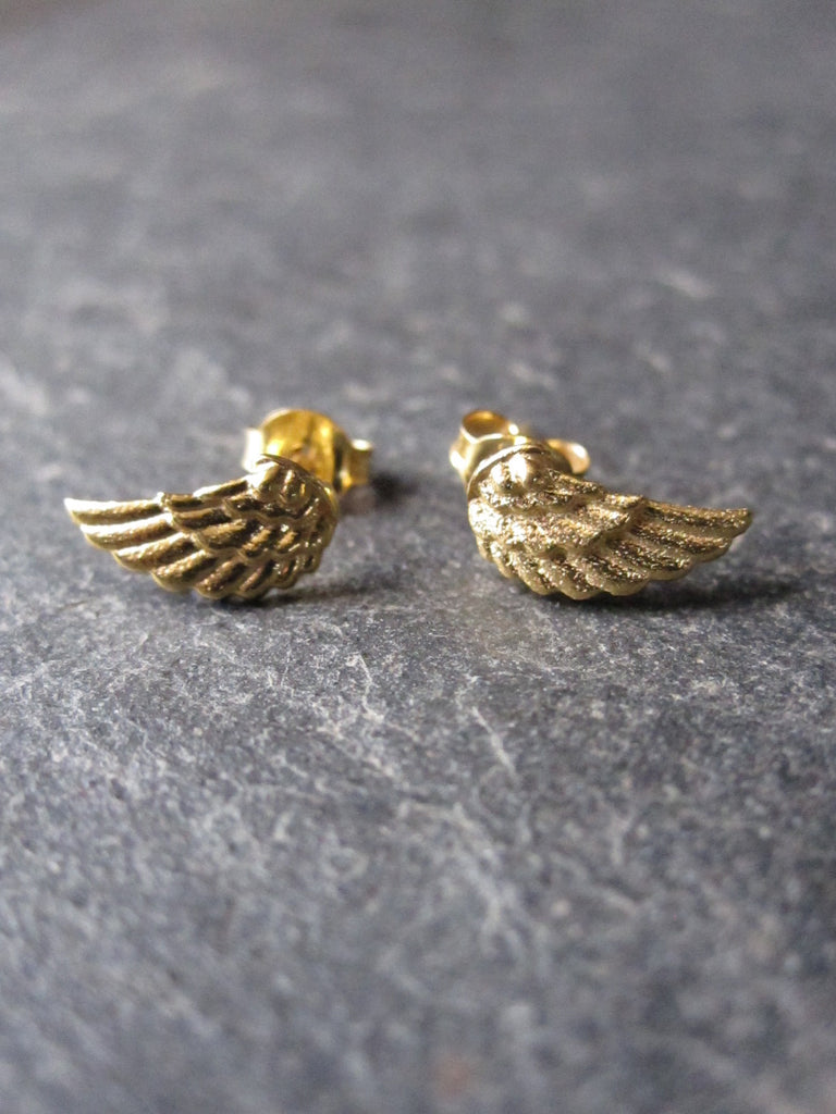 Small Wing Studs - gold
