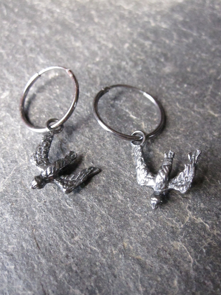 Swallow Hoops - oxidised