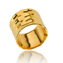 Wide Ring - Gold Plated