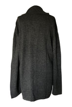 WDTS -Oversized Wool Cardigan Jacket - Grey