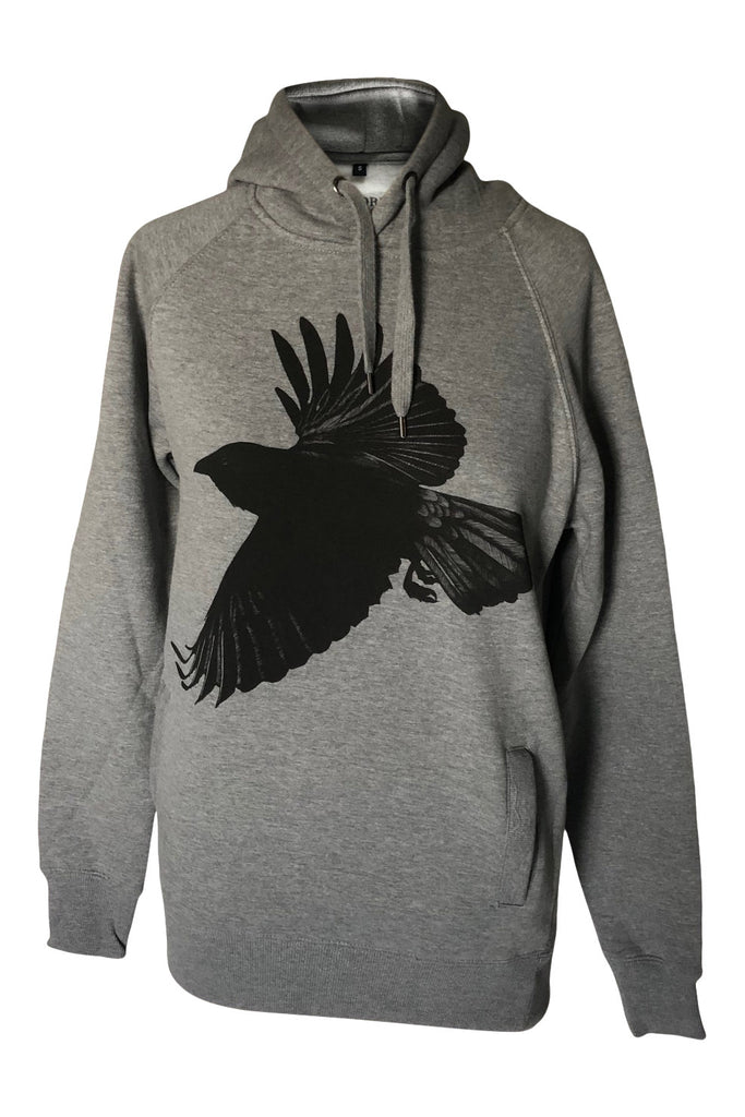 WDTS Crow Hoodie- LIGHT GREY