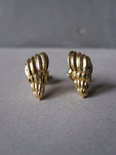 Seashell Studs gold plated