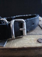 Goti 925 Silver and leather bracelet BR124