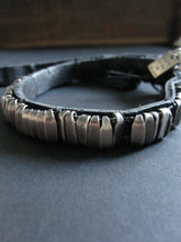 Goti 925 Silver and leather bracelet BR167