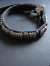 Goti 925 Silver and leather bracelet BR167