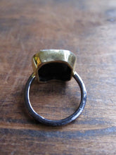 Large onyx stone ring