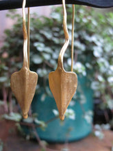 Gold plated 925 Silver Tribal earrings