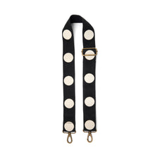 White Circle Webbed Bag Strap