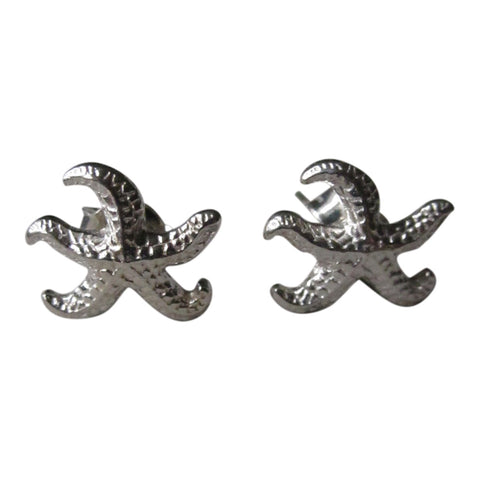 925 Silver Starfish Stud Earrings