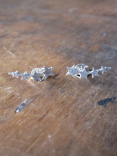 925 Silver Multi Star Stud Earrings