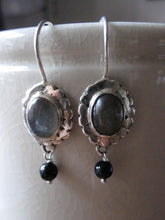 Kyra Earrings- Silver, Moonstone