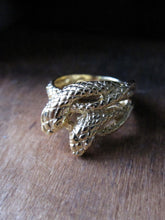 Double Snake Ring - Gold Plated