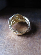Double Snake Ring - Gold Plated