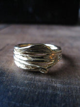 Gold Plated Birds Nest 925 Silver ring