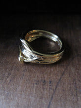 Gold Plated Birds Nest 925 Silver ring