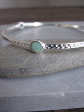 925 silver Tri stone bangle- Cryso
