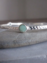 925 silver Tri stone bangle- Cryso