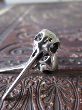 WDTS 925 Silver Bird skull studs