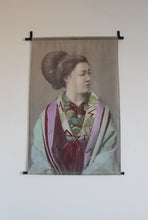 Fabric wall hanging - Lady in kimono