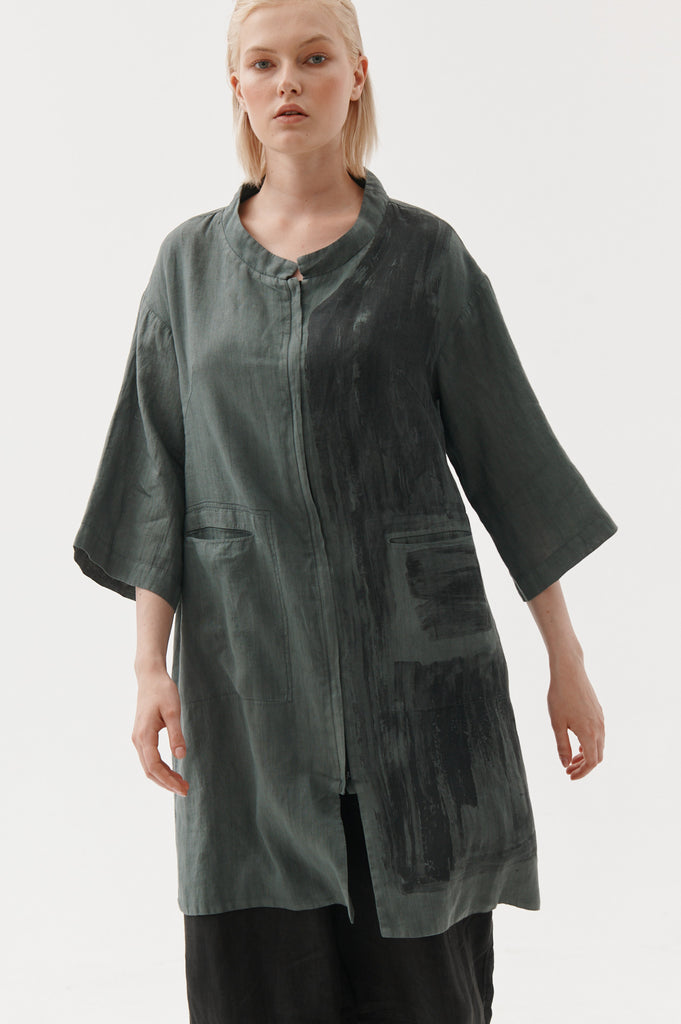 Kedziorek SS23 4825 coat - Sage