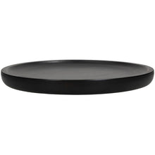Maitri Wood Plate Black