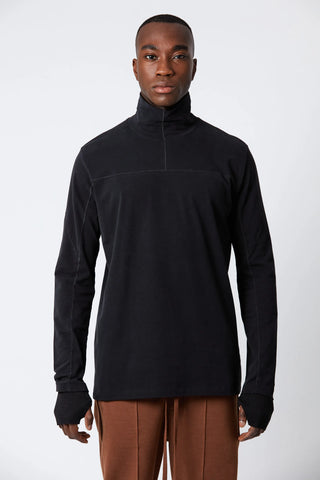 Thom/Krom  M TS 673 Mens Top - Black
